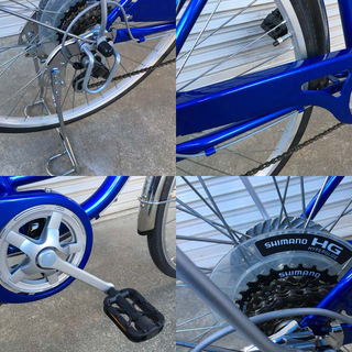 26インチ　フルカスタム　6段切替　オートライト　ブルメタ 26インチ フルカスタム 6段切替 オートライト ブルメタ