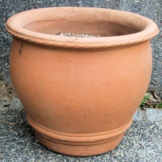 植木鉢　テラコッタ/素焼き　中サイズ