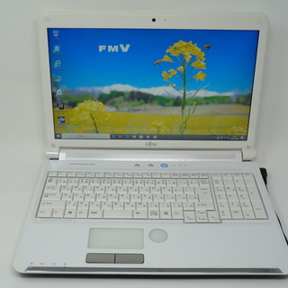 ノートパソコン Fujitsu AH56/C 新品SSD 新品バッテリー WIN10 64bit()