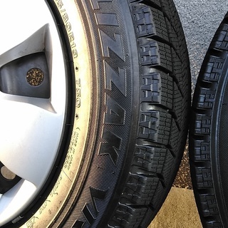 スタッドレスタイヤ 145/80R13 ブリヂストン 4本ホイール&ホイール 