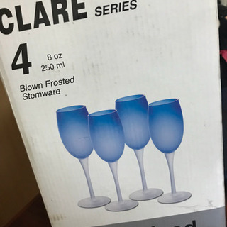 クリアブルー   ワイングラス