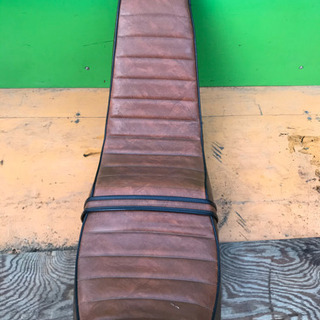 再アップ　XJR400 三段シート　40センチ　茶　補強有り XJR400三段シート 再アップ XJR400 三段シート 40センチ 茶 補強有り