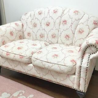 ソファ　姫　猫足 姫系 ヨーロピアン調 猫足ソファ