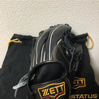 値下げしました！ゼット 軟式　野球　外野用　グローブ　