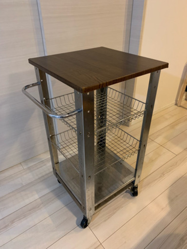 キッチンワゴン フードストッカー リメイク素材 Uzr 中目黒の収納家具 食器棚 キッチン収納 の中古あげます 譲ります ジモティーで不用品の処分