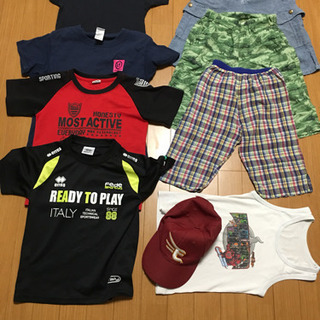 130〜120 男児 夏物 Tシャツ 半ズボン