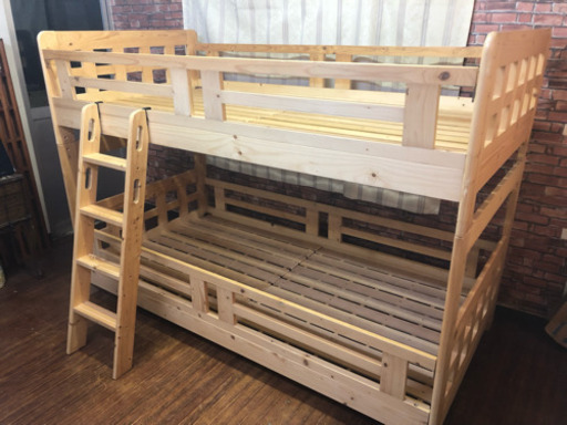 【送料無料】木製 2段ベッド