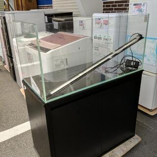 LEDライト付水槽セット 専用台付 付属品多数(9万円位で購入)