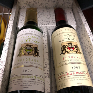 限定品 2007 ☆シュヴァリエ ド レイソン 赤白ワイン 