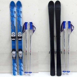 ▶ジュニアスキー 118cm ブルーモリス JX-C1 スキー板...