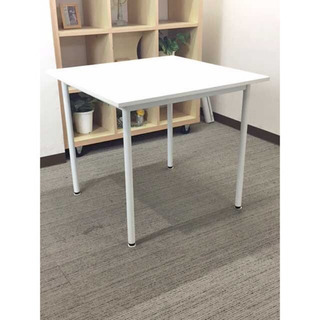 ミーティングテーブル(1) 800×800 白　0円
