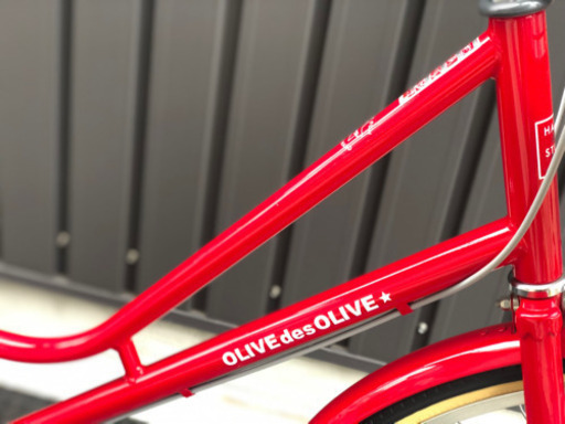 新車☆OLIVE des OLIVE☆オリーブデオリーブ☆内装3段変速 LEDオートライト レッド 新車☆OLIVE des OLIVE☆オリーブデオリーブ☆内装3段変速 LEDオート