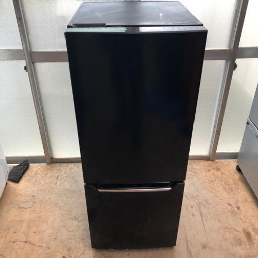 2017年製　ELSONIC  エルソニック 冷蔵庫 2ドア　150L ブラック  HER1502FB