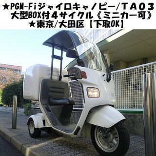 ★PGM-Fiジャイロキャノピー(4サイクル)大型BOX付～TA...