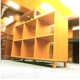 廃盤モデル 無印 MUJI タモ材 オープンシェルフ 2段x3列 ナチュラル 無印良品 木製シェルフ・タモ材 廃盤品 レア無印良品木製シェルフ２×２