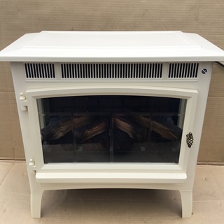 【美品】QVC POWER HEAT 電気温風機　DFI-5010-01 ○美品○暖炉風 電気温風機 DFI-5010-01 QVCジャパン