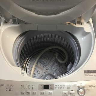 【送料無料・設置無料サービス有り】洗濯機 2018年製 SHARP ES-GE6B① 中古