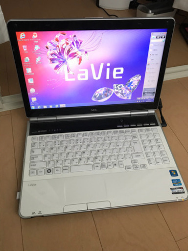 ノートパソコン　Windows7 NEC PC-LL750Ｆ26W  LAVIE