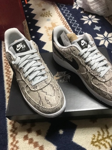 希少！新品！NIKE AF1 PRM 蛇柄　27cm