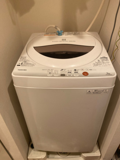 【12/21午前中お引き取り限定】TOSHIBA 5kg 洗濯機　2013年