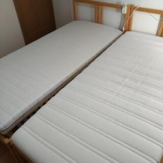 【IKEA】シングルベッド2台