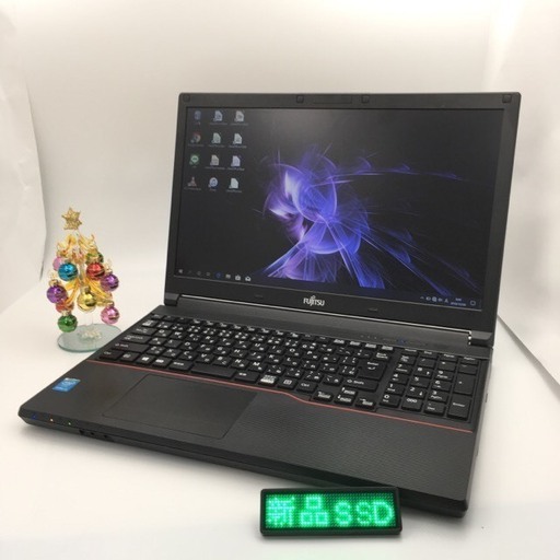 富士通 第四世代Corei3 メモリ4GB SSD搭載 Bluetooth ノートパソコン