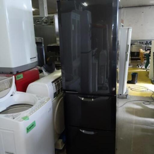 三菱　ノンフロン　冷凍冷蔵庫　型MR CU37N B　2008年