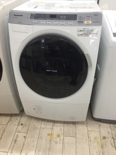 12/3東区和白 定価146,300  Panasonic   9㎏ドラム式洗濯機6㎏乾燥機   2013年製  NA-VX5200L   人気のドラム式