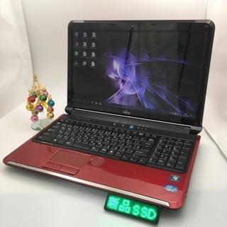 富士通 Corei3 メモリ4GB  新品SSD128GB  ノ...