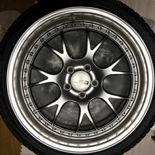 12/4 21時半まで！SSR PROFESSOR MS3 19インチ 225/40R19夏タイヤ4本 ロックナット付