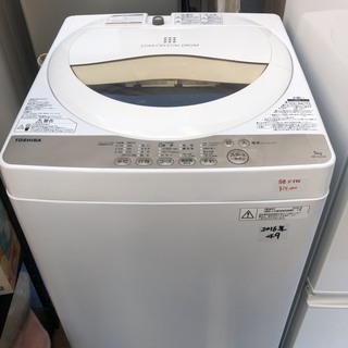 ☆中古 激安！！ TOSHIBA　電気洗濯機　5kg　AW-5G...