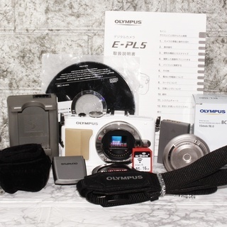 ☆極上美品＆自撮り＆スマホ転送☆オリンパス E-PL5 キャップレンズ