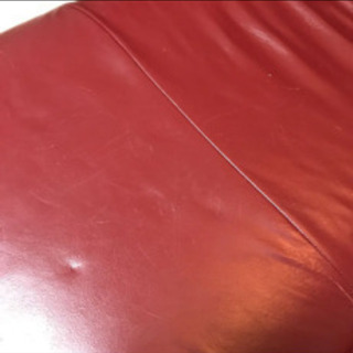 本革　カウチソファー