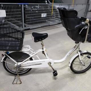 子供乗せ自転車　後ろかご付き