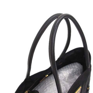 美品 プラダ BR4354 テスートナイロン+ナッパレザー トートバッグ