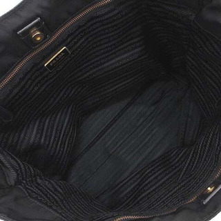 美品 プラダ BR4354 テスートナイロン+ナッパレザー トートバッグ