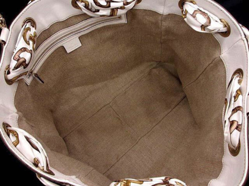 美品 GUCCI グッチ 153033 レザー スカーフ付き トートバッグ