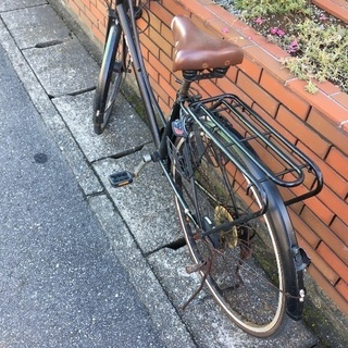 chariyoshy出品)美品27インチ自転車ブラック LEDライト付き