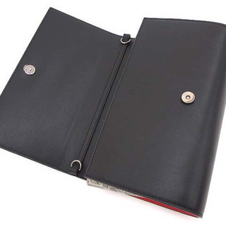 美品 クリスチャンルブタン PALOMA CLUTCH CANDY CALF