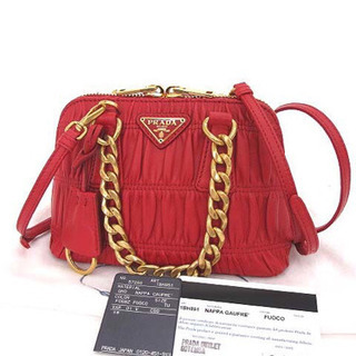 美品 プラダ 1BH851 ナッパゴーフル 2way ショルダーバッグ 楽天市場】【バッグ】PRADA プラダ ナッパ ゴーフル ギャザー
