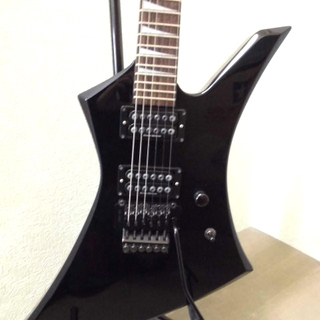 Jackson Stars ジャクソンスター エレキギター KE-BN03 ブラック エクスプローラータイプ 変形ギター ケース付き 札幌 西岡店