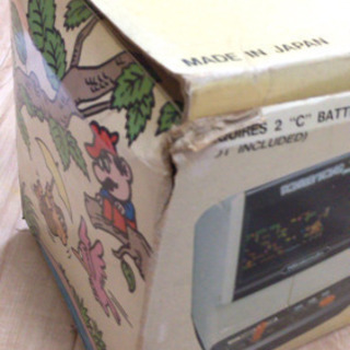 レア！テーブルトップ ドンキーコングjr. ゲームウォッチ箱説 