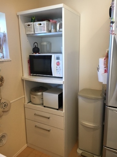 レンジ 炊飯器収納棚 Naopi 東逗子の収納家具 食器棚 キッチン収納 の中古あげます 譲ります ジモティーで不用品の処分