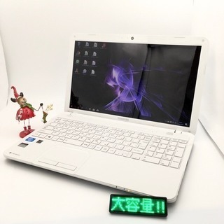 東芝 メモリ4GB 大容量HDD640GB ノートパソコン