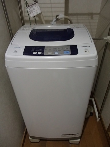 日立◆2016年製全自動洗濯機５Ｌ◆説明書付・極美品◆臼杵市内取りに来れる方希望