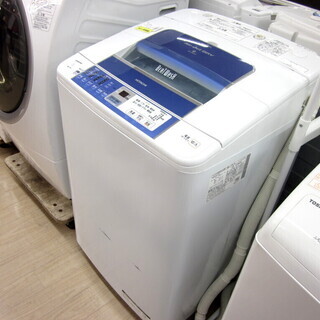 安心の6か月保証！HITACHI（ヒタチ）の全自動洗濯機です！