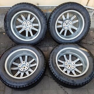 (値下げ)プリウス､プリウスα用 スタッドレス BLIZZAK REVO GZ 205/60R16+アルミホイール 4本セット 