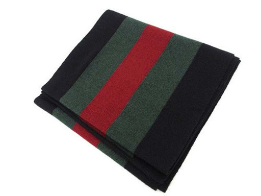 美品 グッチ GUCCI ウール×シルク シェリーライン マフラー
