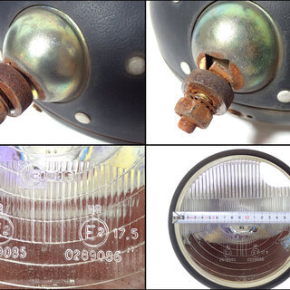 CIBIE製ヘコミヘッドライト シビエ 　凹み シビエ CIBIE 凹み ヘッドライト Z2 Z1 Z400FX ゼファー CBX400F