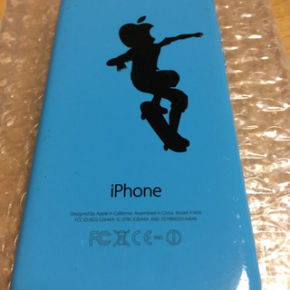 【中古・使用感超有り】au iPhone5c ブルー